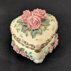 Heritage House Garden Serenade Collector Edition Music Box Brahms Lullaby Mirror